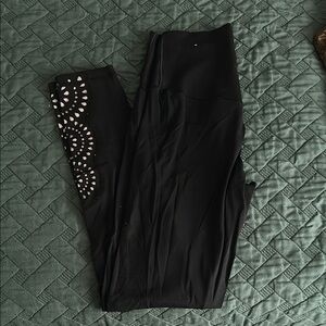 Aerie Black Embellished Women's Leggings